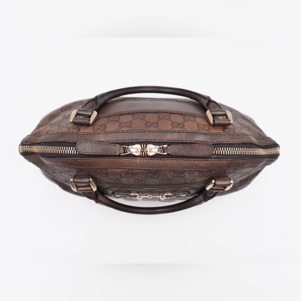 CF35 💟 Gucci Catherine Dome Guccissima Top Handle - Picture 12 of 16